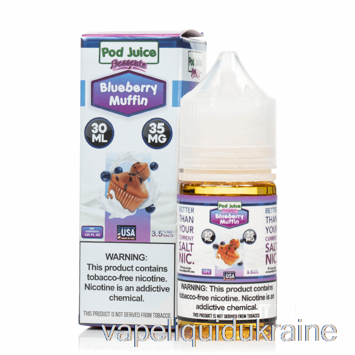 Vape Ukraine Blueberry Muffin - Pod Juice - 30mL 35mg